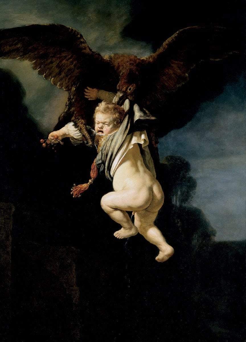 rembrandt-abduction-ganymede-painting