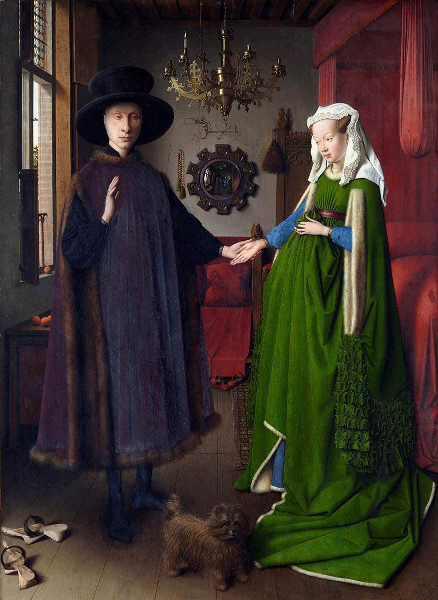 renaissance Van Eyck Arnolfini Portrait