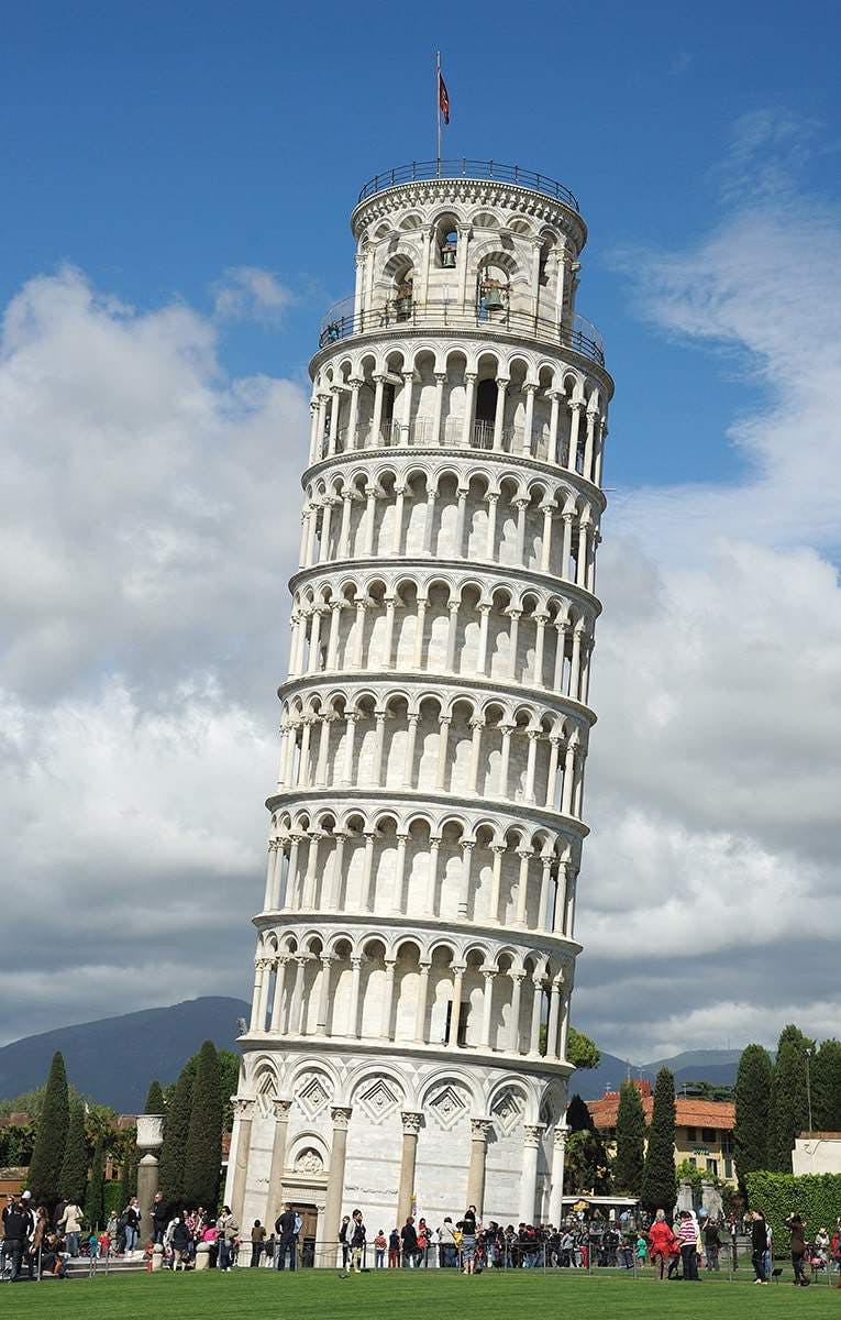 the leaning tower pisa
