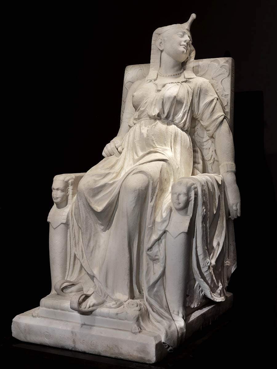 death of cleopatra sculpture