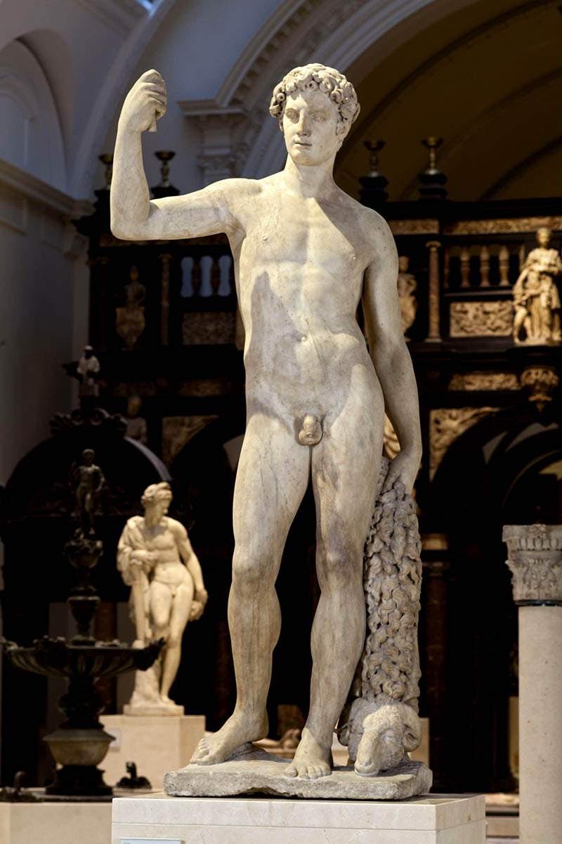 jason statue golden fleece greek heroes