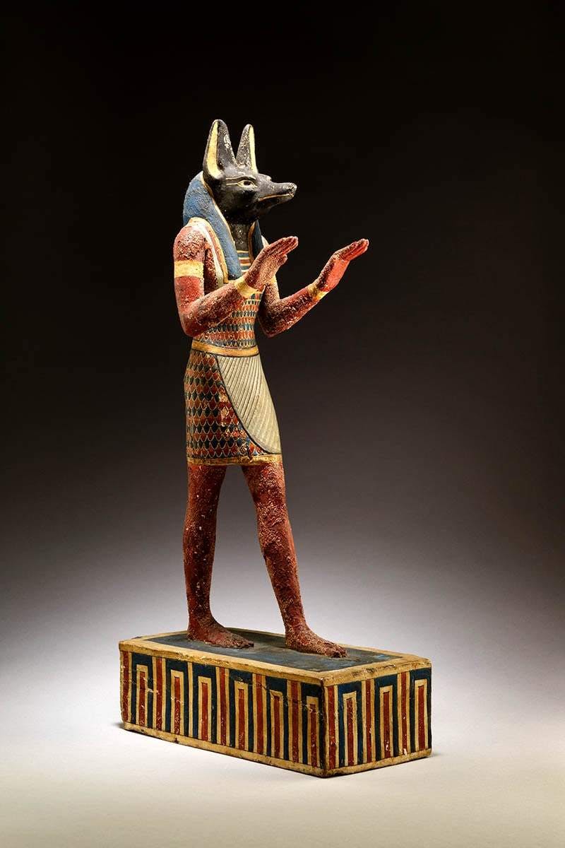 ptolemaic egypt statuette anubis