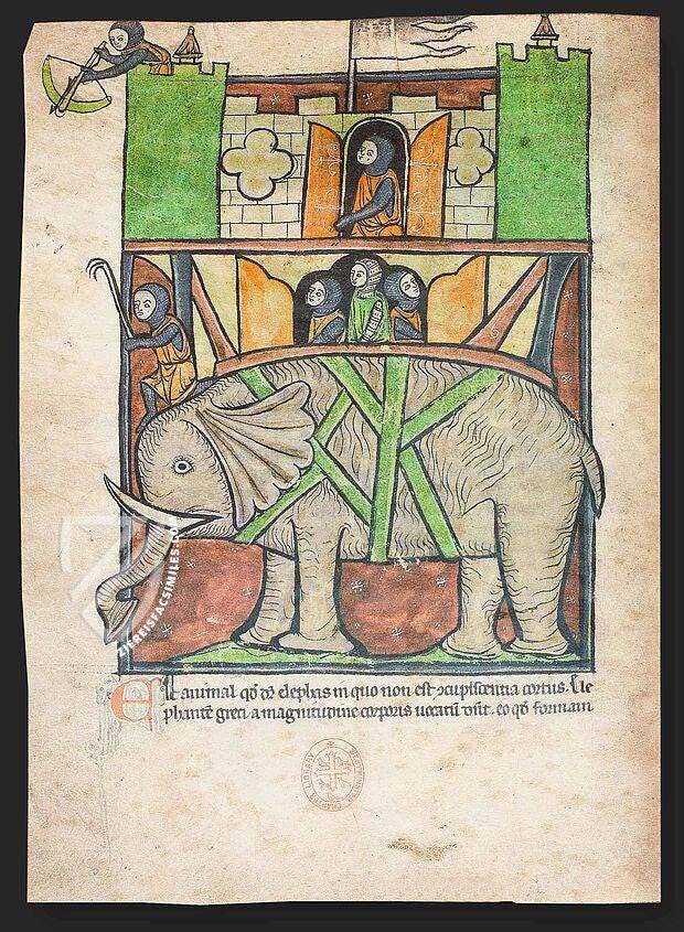 westminster abbey bestiary elephant