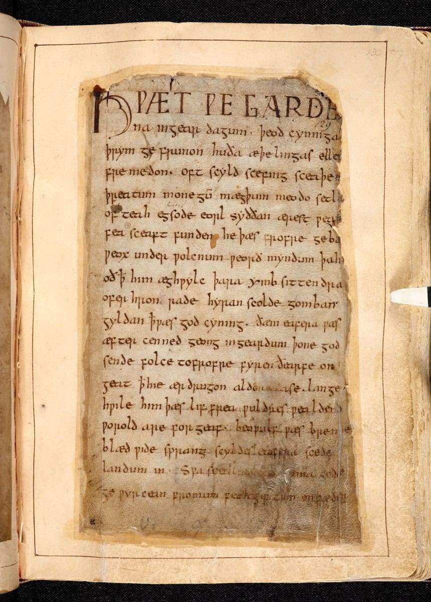 beowulf manuscript image
